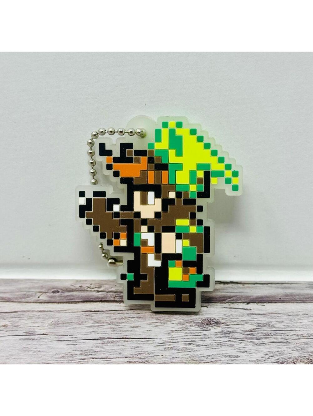 Final Fantasy XIV Summoner Job Class Pixel Art Keychain Official Japan US Seller